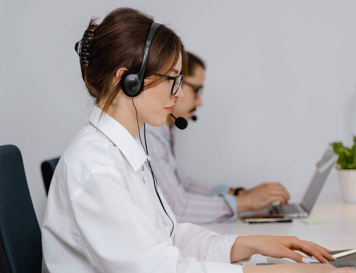 ACC Solutions agent on a call